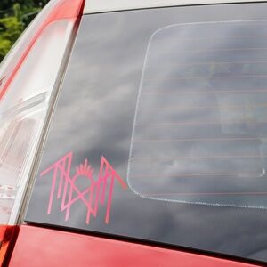 Metal band logo- Dark Pink